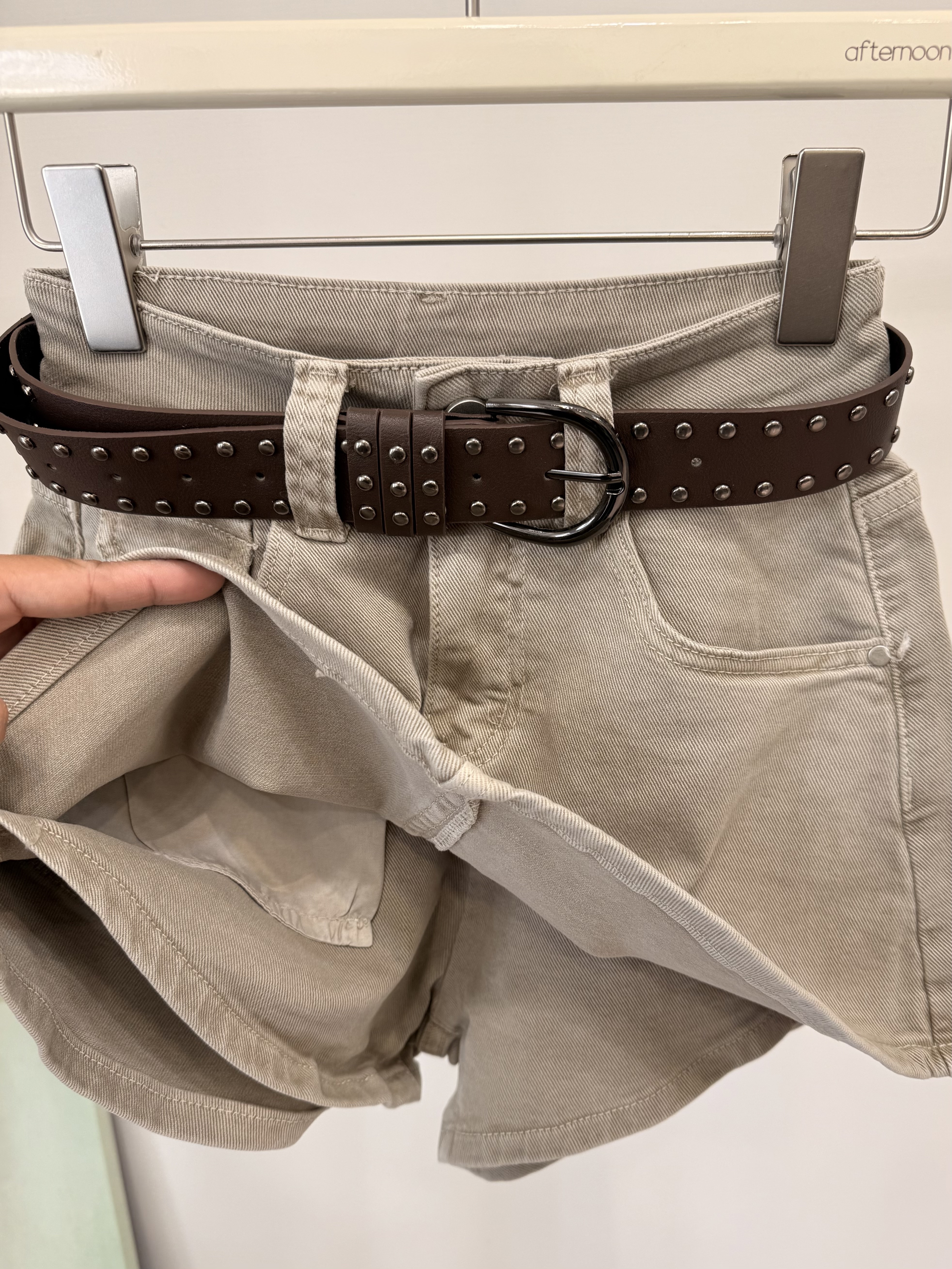 006 美式微辣褲裙（附皮帶）