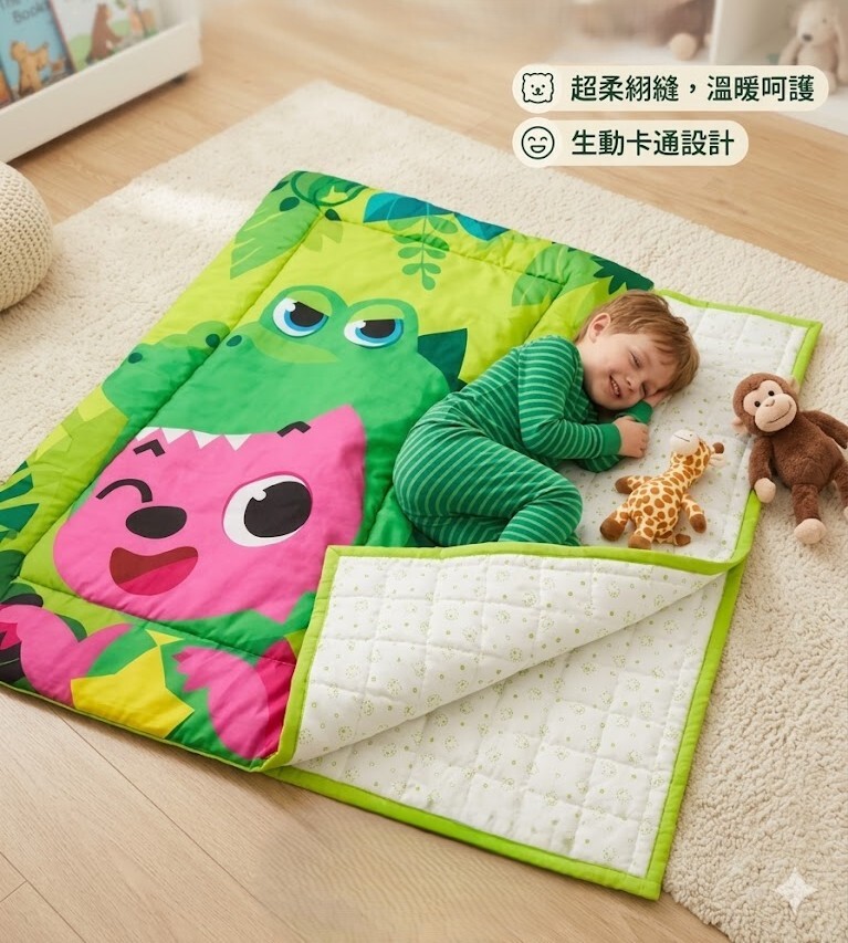 【直播】LX033119 兒童被加床墊套裝