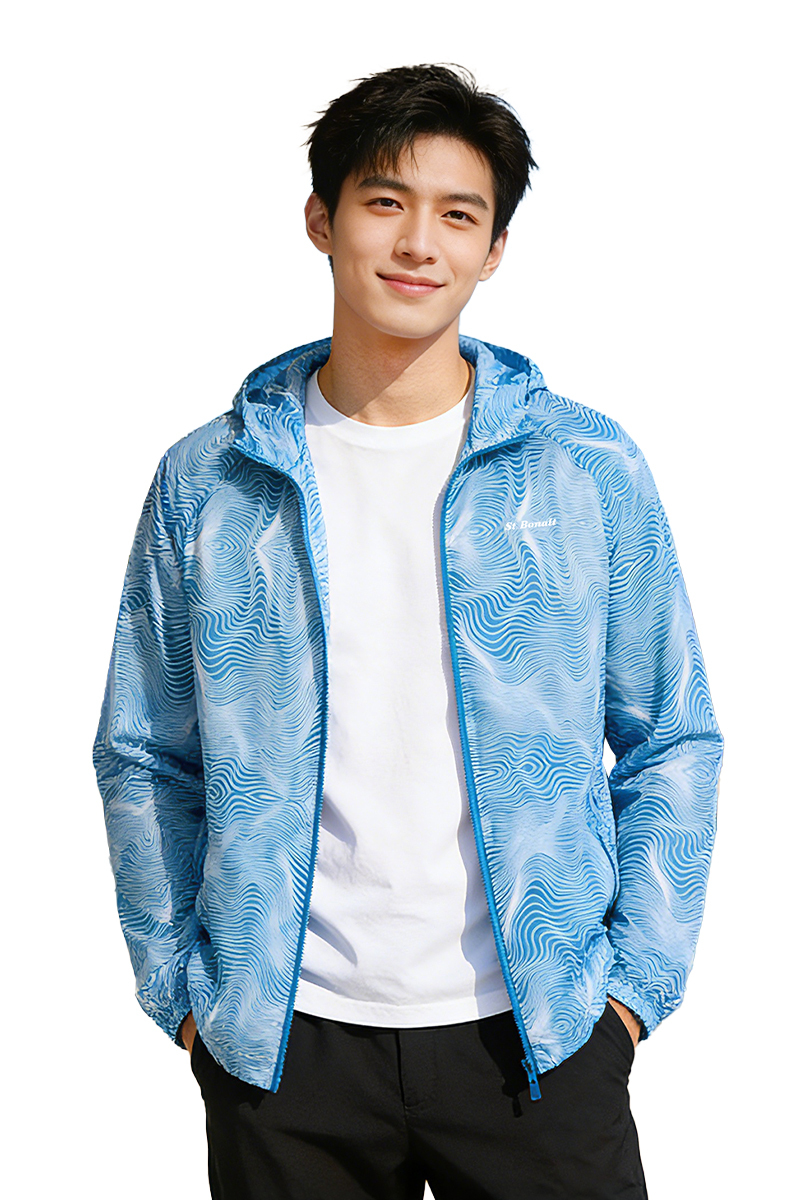 CTRism超輕透連帽防曬外套｜男款 9013 ( 防曬衣  透氣  空調外套 冷氣房外套)