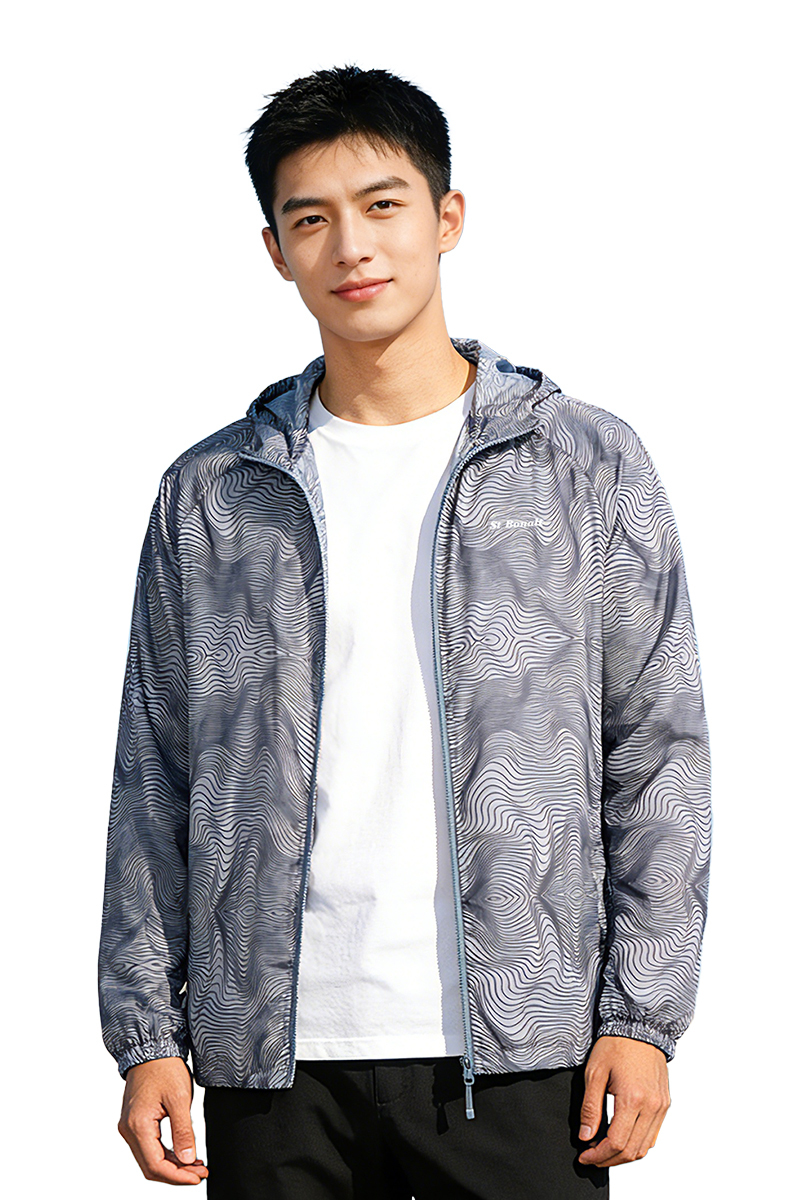 CTRism超輕透連帽防曬外套｜男款 9013 ( 防曬衣  透氣  空調外套 冷氣房外套)