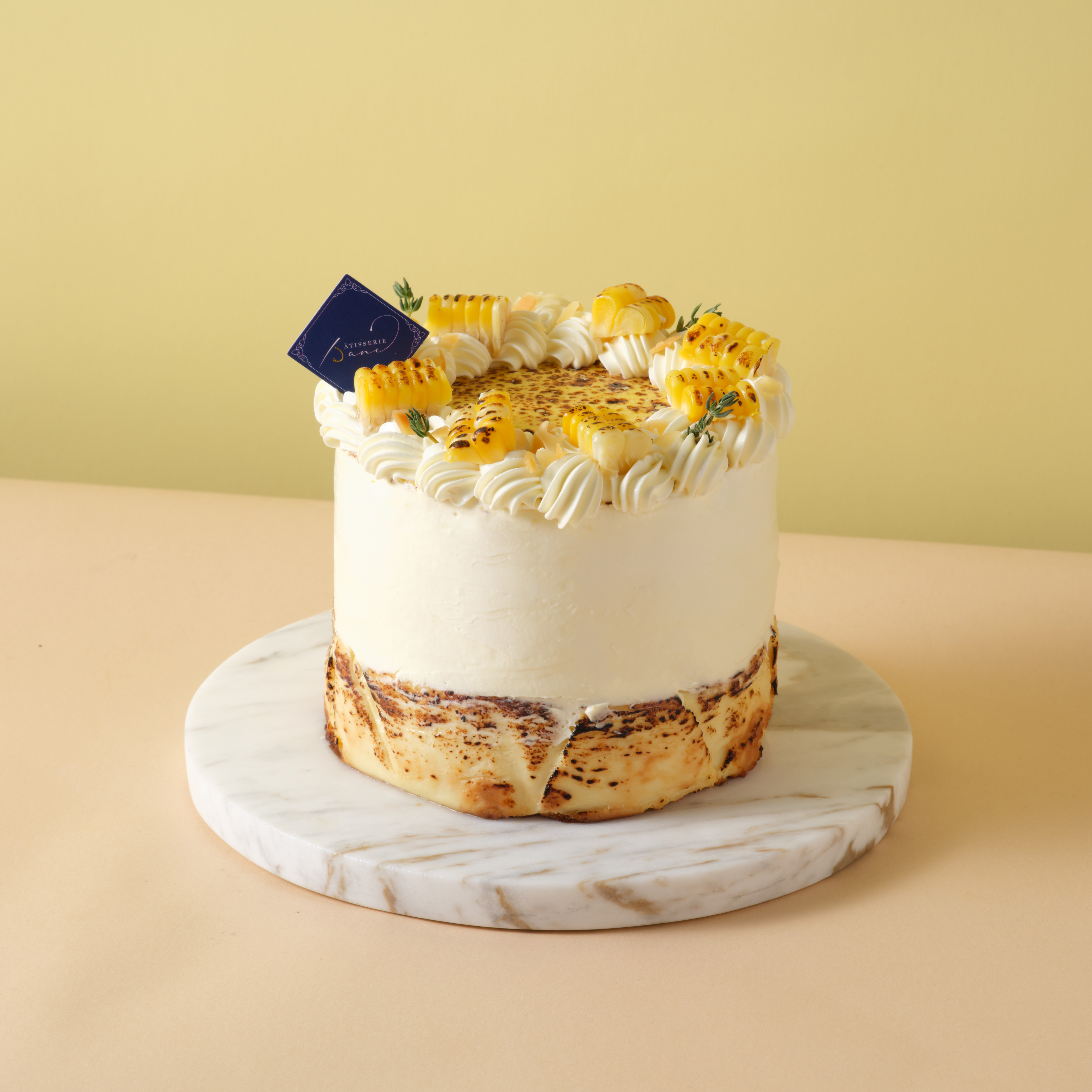 Corn Basque Cheesecake