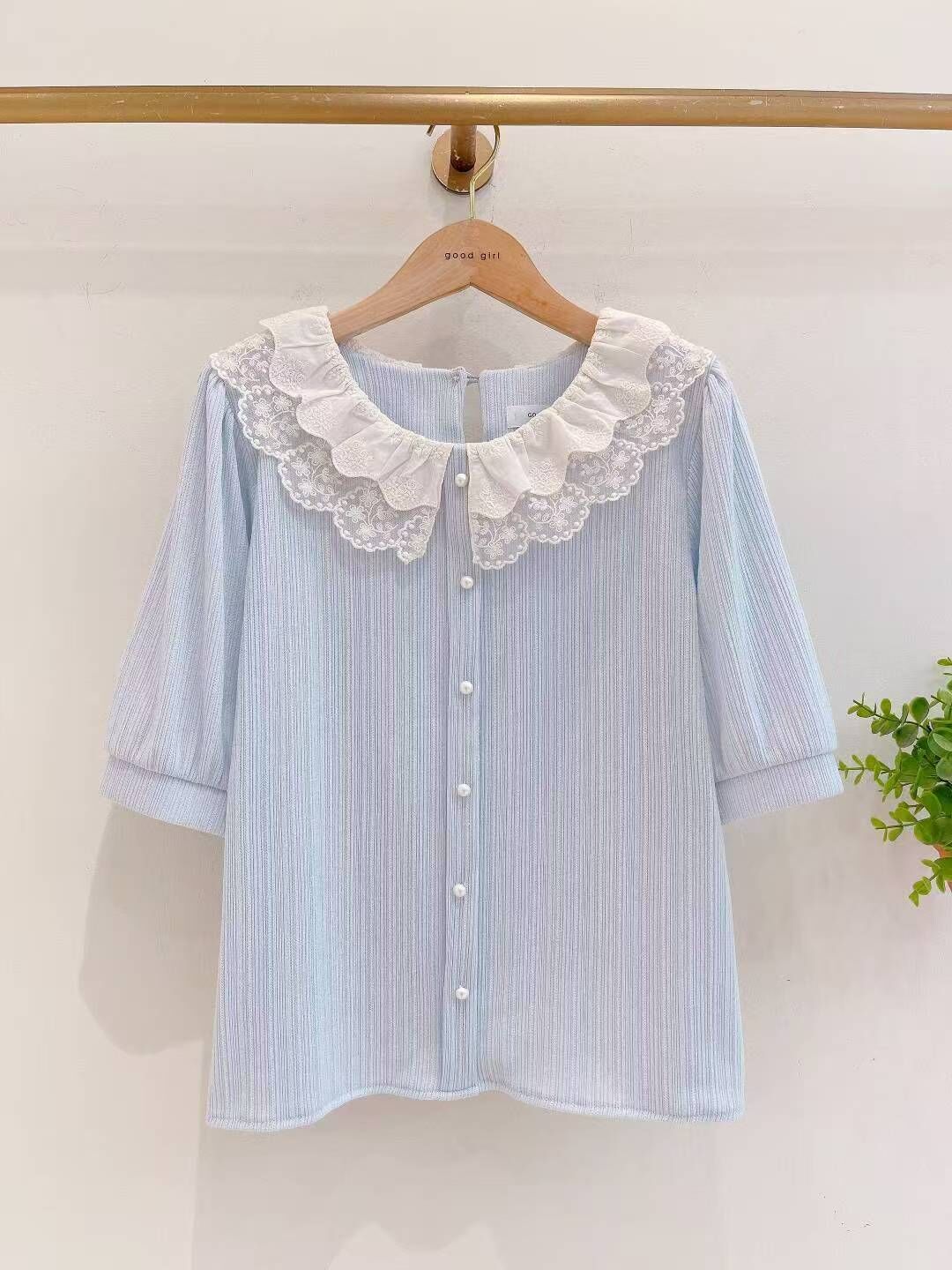 🦋lace領靚色上衣🦋