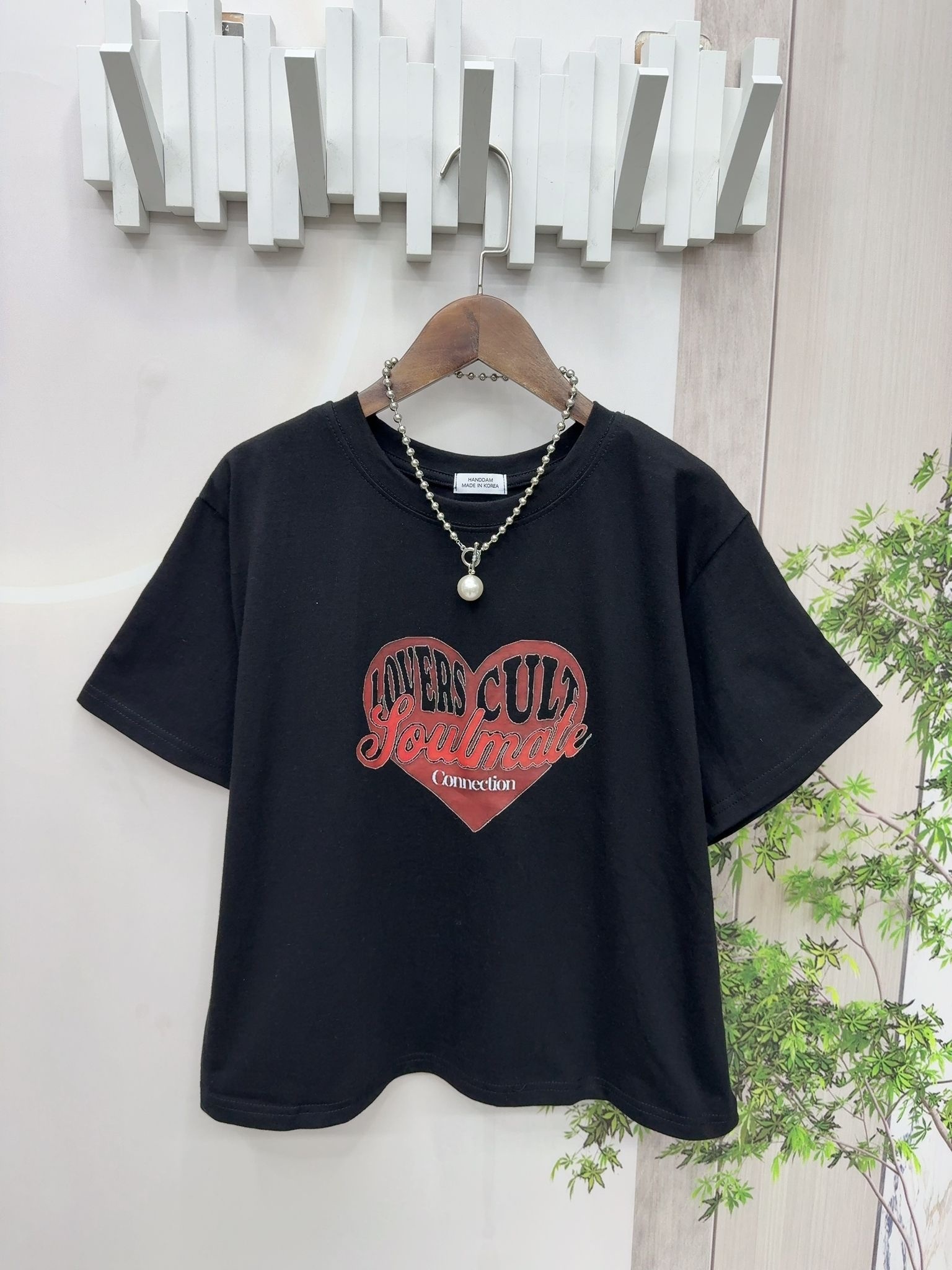 韓國型格心圖案top ～155G