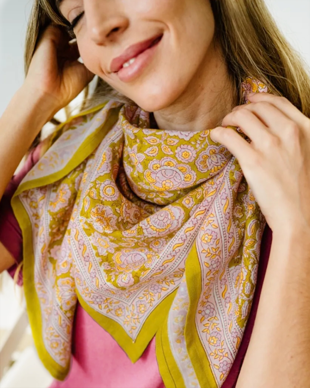 加爾達卡其綠 | 領巾