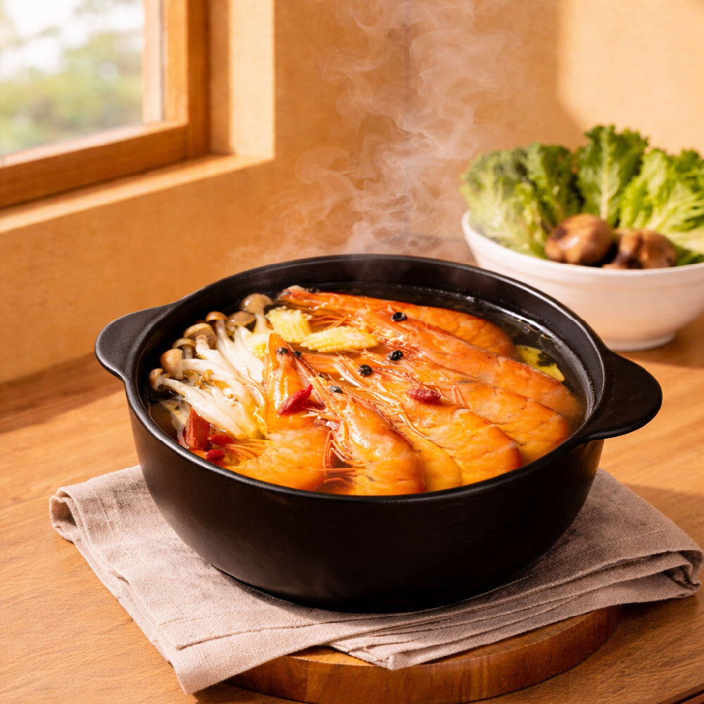 【食下有約】啤酒蝦風味鍋物料理800g