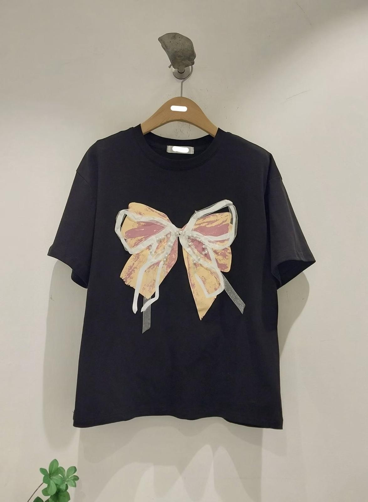 韓國高質蝴蝶圖案top ～155N