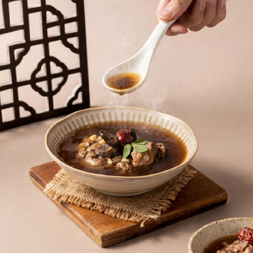 【食下有約】黑蒜雞湯600g