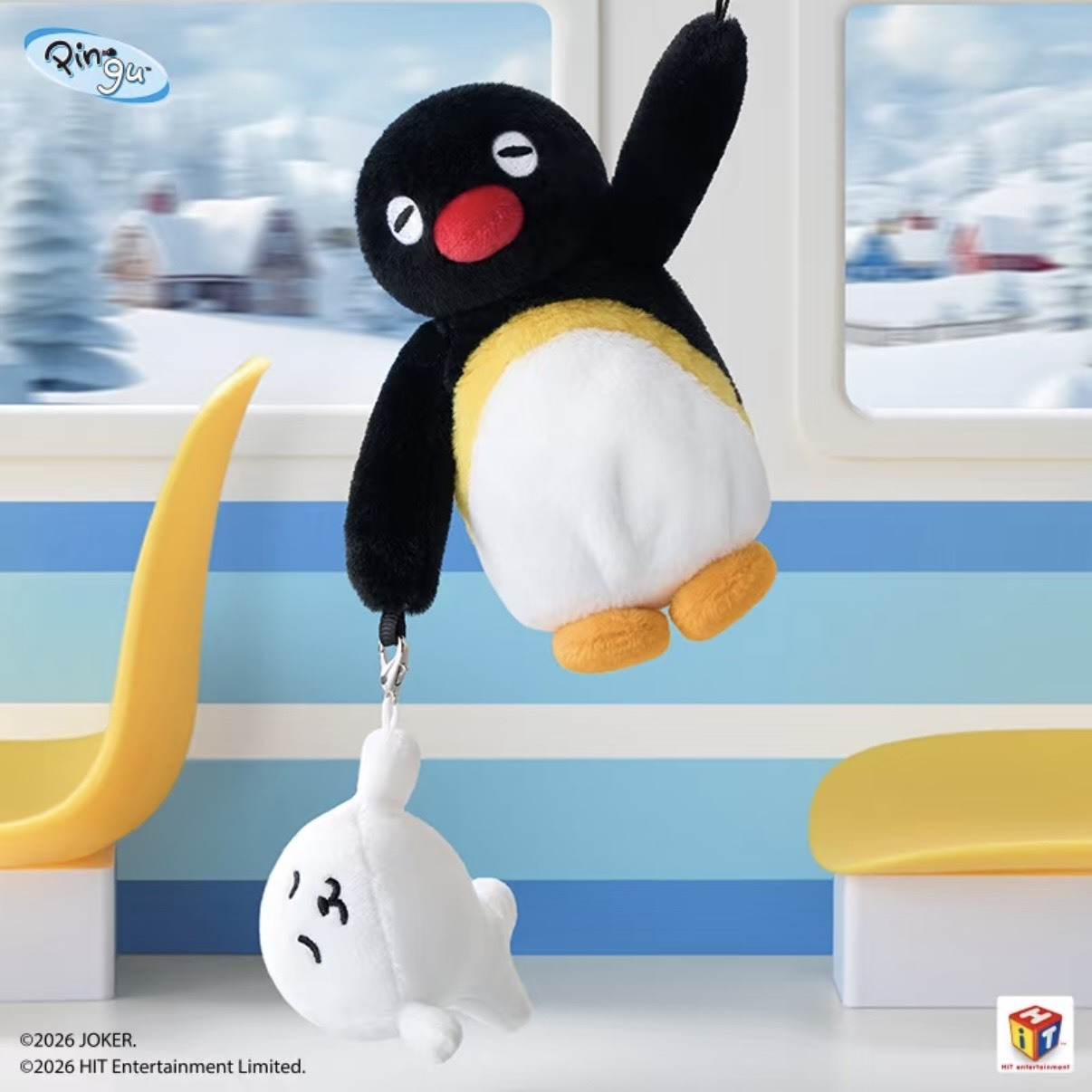 PINGU 企鵝家族 MINI MEME系列 毛絨吊飾盲盒