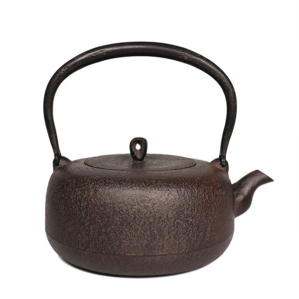 【岩戶賢一郎】平丸肌 鐵壺1.3L