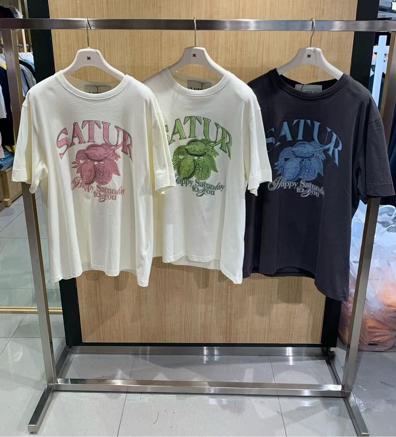 【直播】SATUR LX040208 男女同款短袖上衣