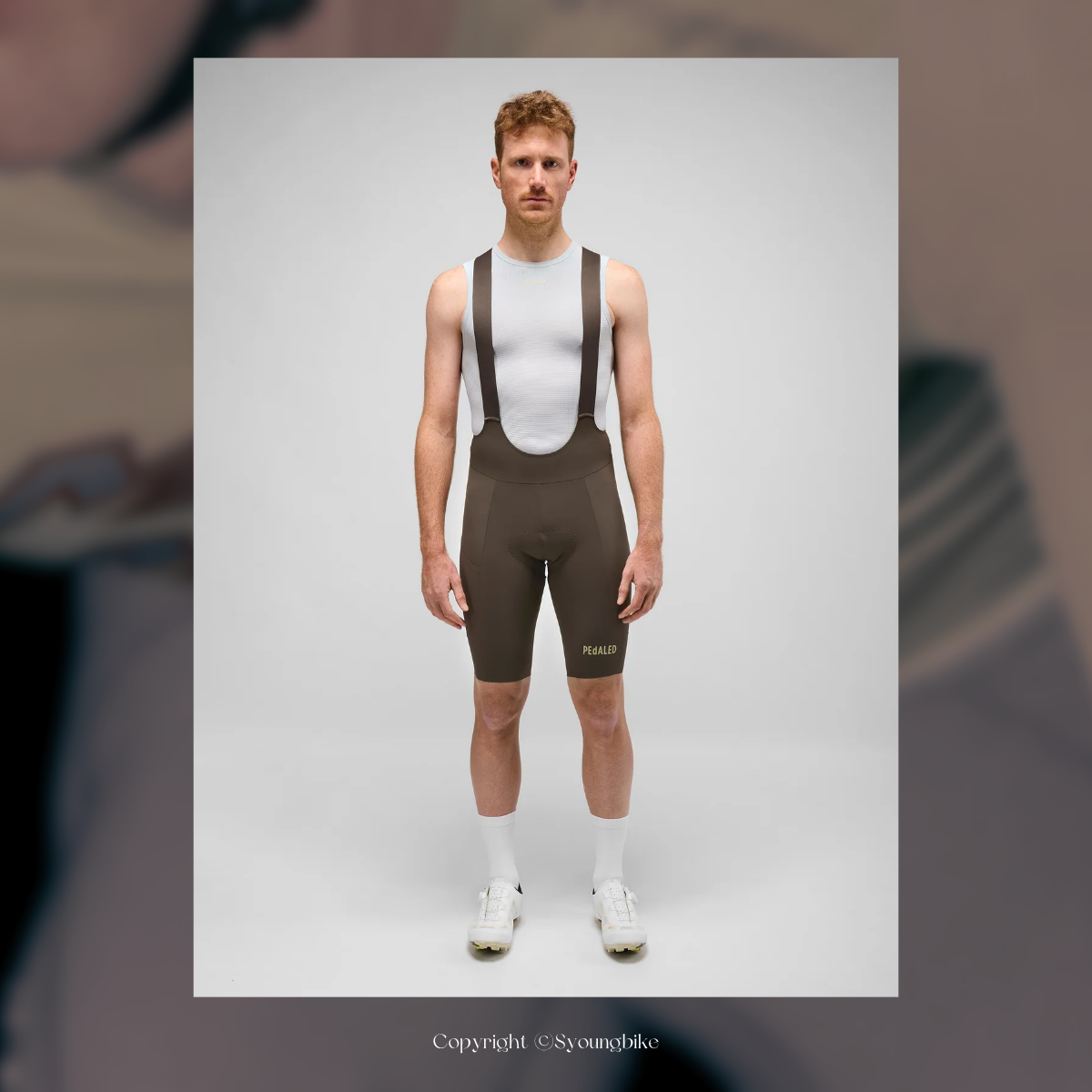 【PEdALED】Element Lightweight Bib Shorts 男吊帶短車褲 / Brown 橡木棕