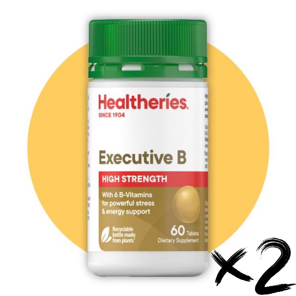 HKFG0405-003 Healtheries B族綜合維他命 60粒 2件裝-11115 (A3)