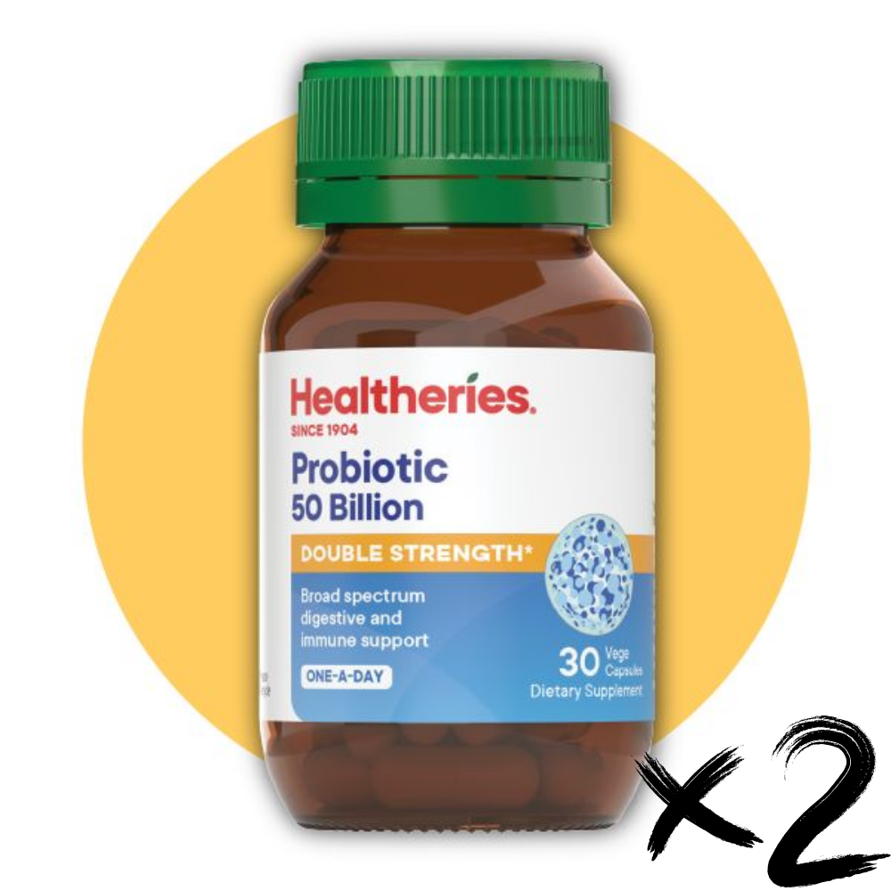HKFG0405-002 Healtheries 高效腸道益生菌500億 30粒 2件裝-12360 (A2)