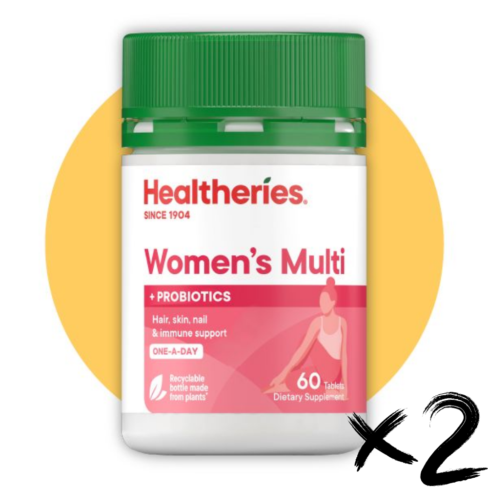 HKFG0405-007 Healtheries 多元維他命 女士配方 60粒 2件裝-11075 (A7)