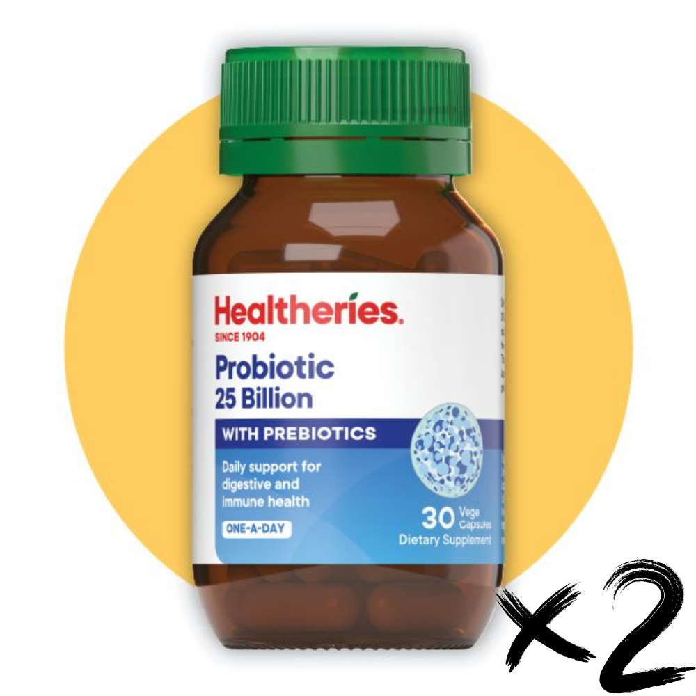 HKFG0405-016 Healtheries 250億益生元+益生菌 30粒 2件裝-14859 (A16)