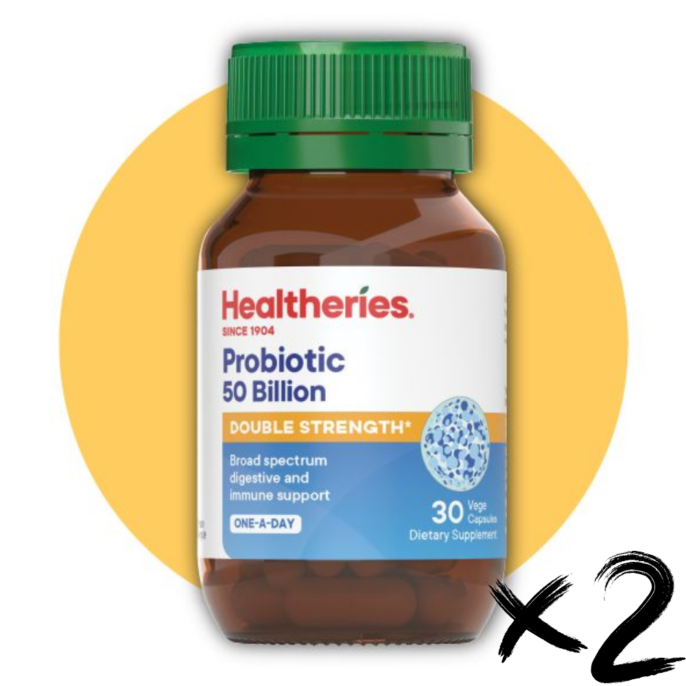 HKFG0405-017 Healtheries 750億三倍強效益生菌 50粒 2件裝-14873 (A17)
