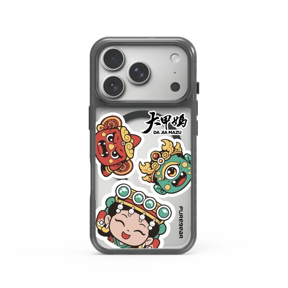 iPhone 冰鑽減壓防摔保護殼Magsafe / 左右護法(大甲鎮瀾宮)