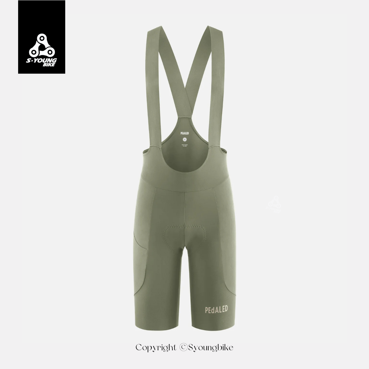 【PEdALED】Element Lightweight Bib Shorts 男吊帶短車褲 / Olive Green 橄欖綠