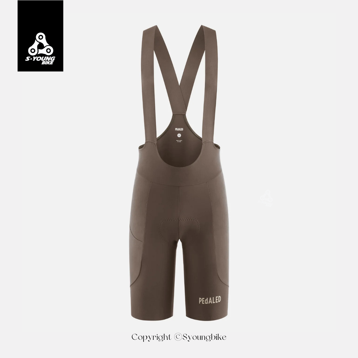 【PEdALED】Element Lightweight Bib Shorts 男吊帶短車褲 / Brown 橡木棕