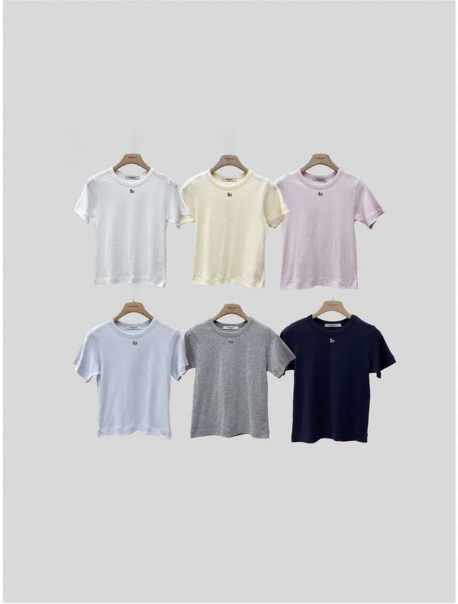 Marie-Marie 精緻小馬金屬合身 TEE(特)