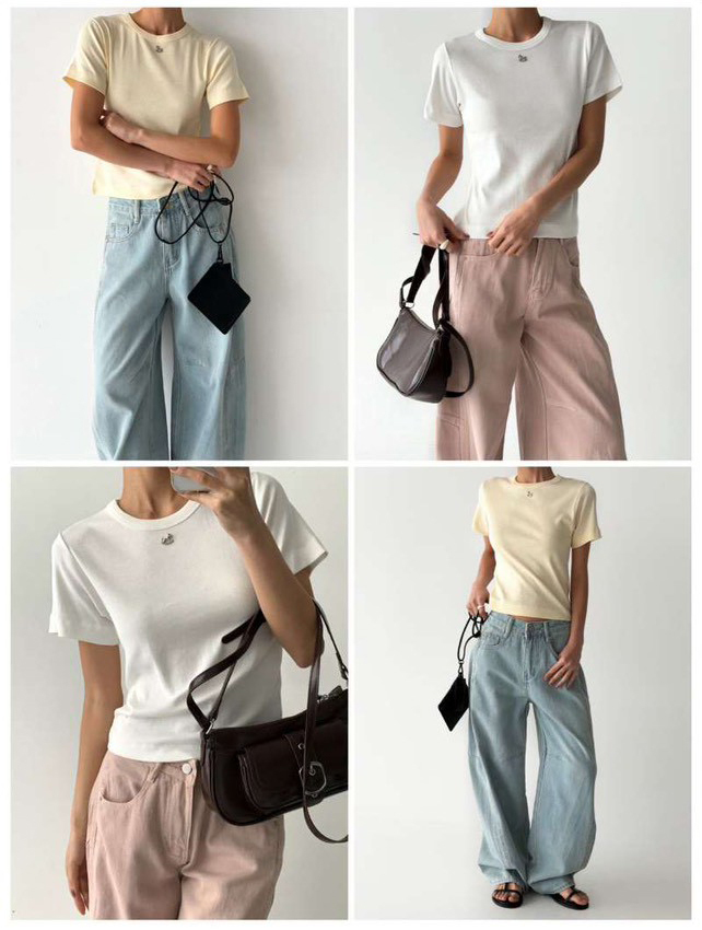 Marie-Marie 精緻小馬金屬合身 TEE(特)