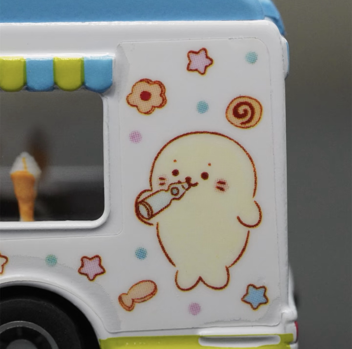 香港合金車/迴力車 - 海豹小白 雪糕車