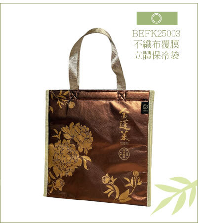 BEFK25003-不織布覆膜立體保冷袋