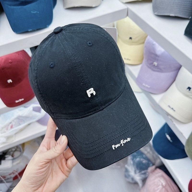 小刺繡R字母棒球帽