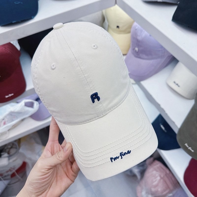 小刺繡R字母棒球帽