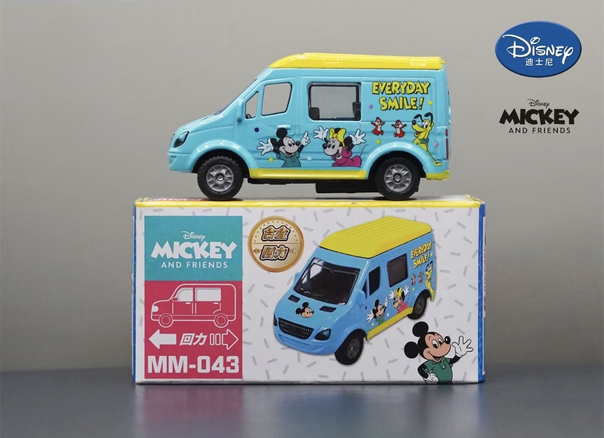 香港合金車/迴力車 - 迪士尼 米奇 露營車