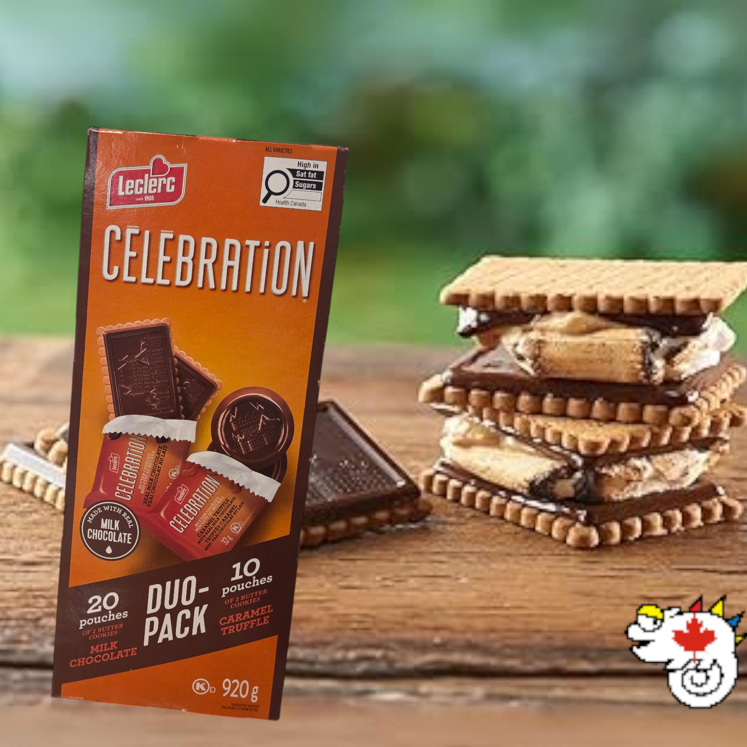 [加拿大直送] LEC Celebration Chocolate Cookie｜冠軍慶祝款巧克力餅乾 920g (逢星期日截單,7至10個工作天送貨)