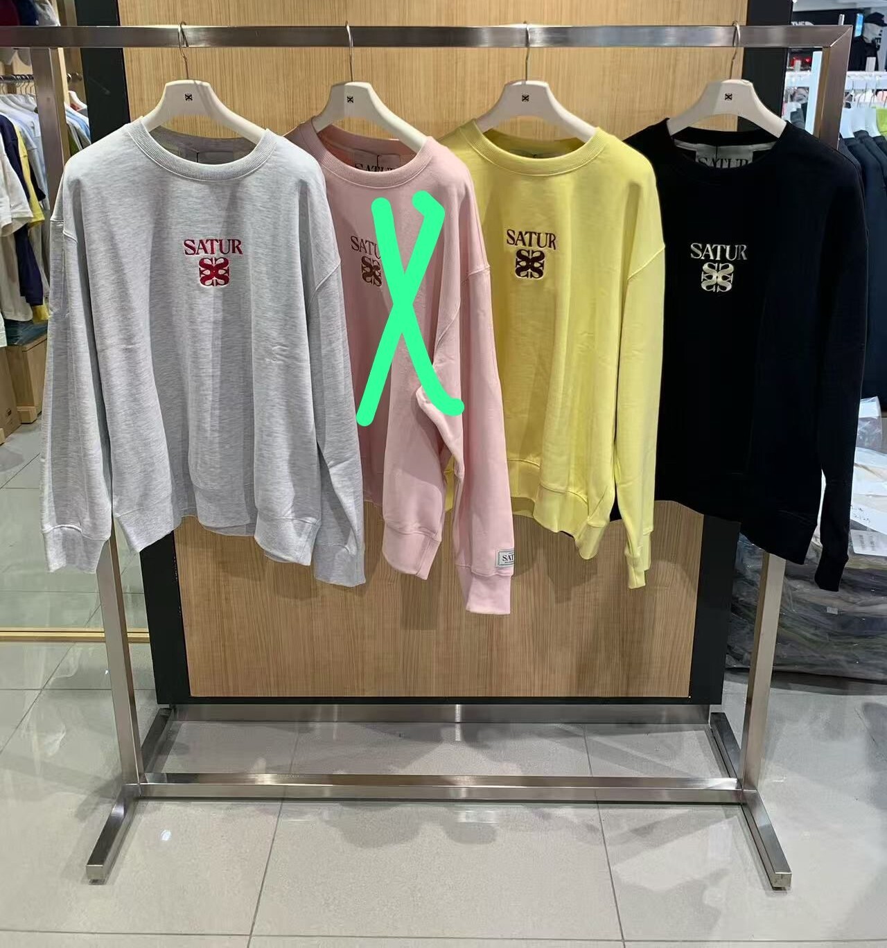 【直播】SATUR LX040221 男女同款圓領衛衣