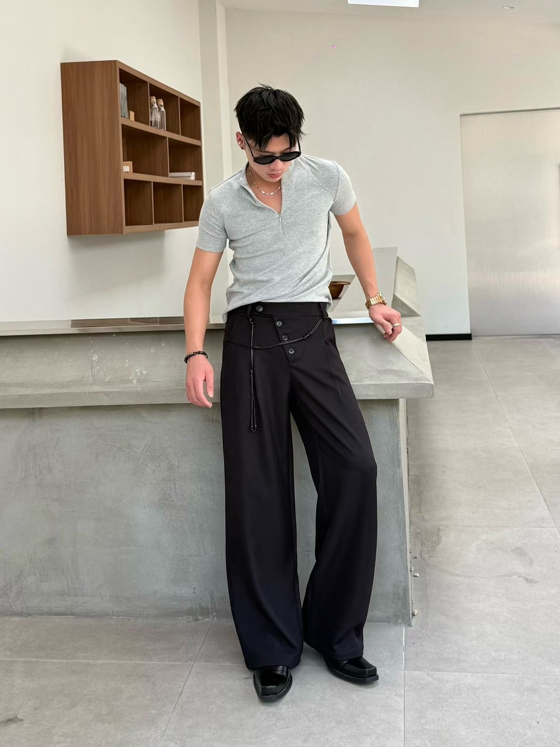 (GOAL) 高彈力半高領修身上衣 CKC T5002