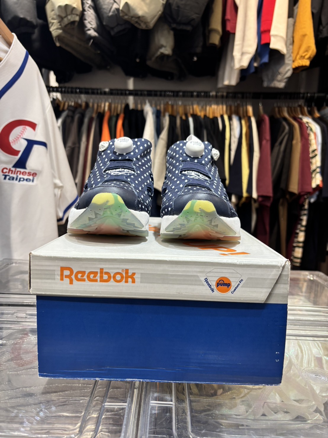 【瑕疵】Reebok InstaPump Fury '"Rainbow" 雨滴 果凍鞋 V68675