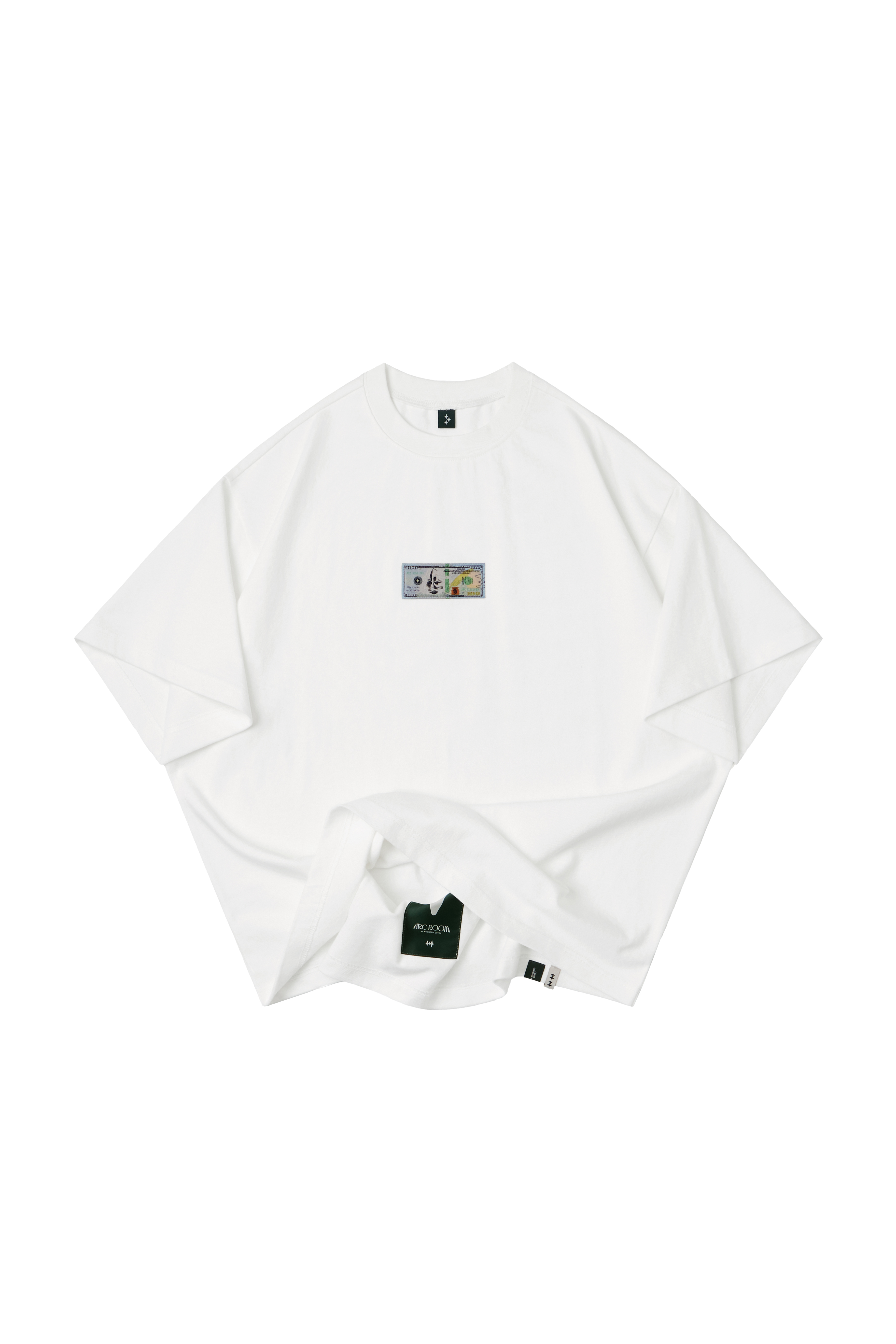 ARC DOLLAR TEE - WHITE
