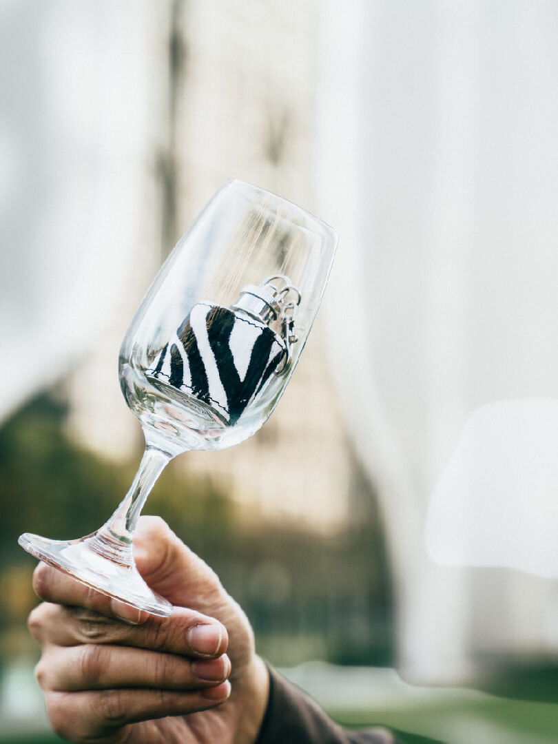 紳士系列–斑馬紋1oz酒壺