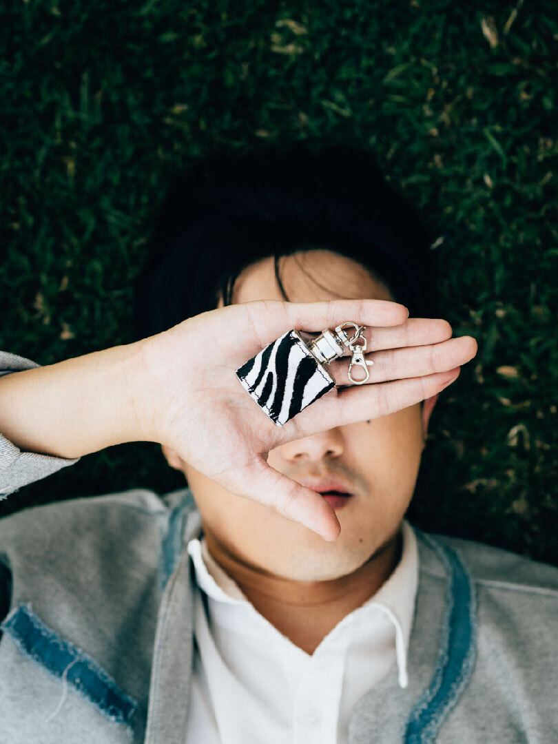 紳士系列–斑馬紋1oz酒壺