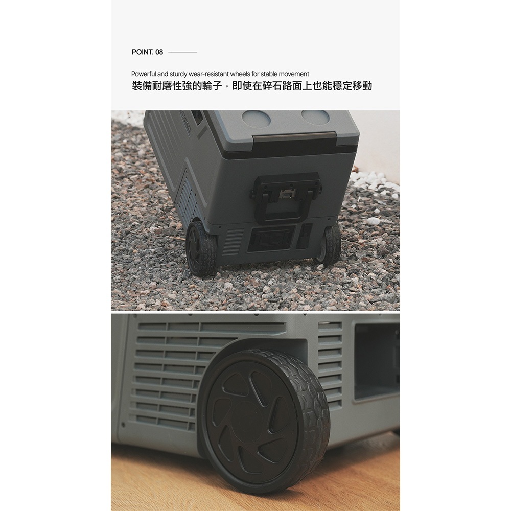 CLAYMORE ｜LG雙槽雙溫控車載行動冰箱35L 55L
