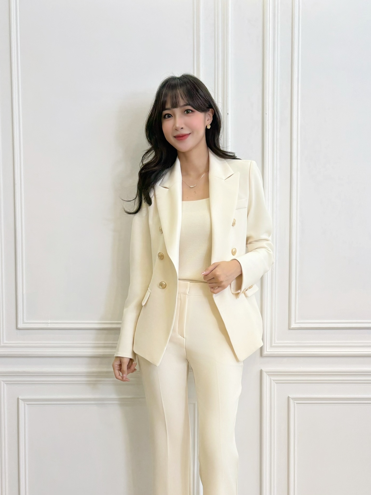 氣勢必備!金排釦西裝套裝