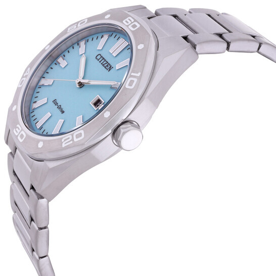 星辰 Citizen 41mm Eco-Drive Blue Glow Night BM7631-87M 湖水藍色錶盤不銹鋼男士光動能手錶