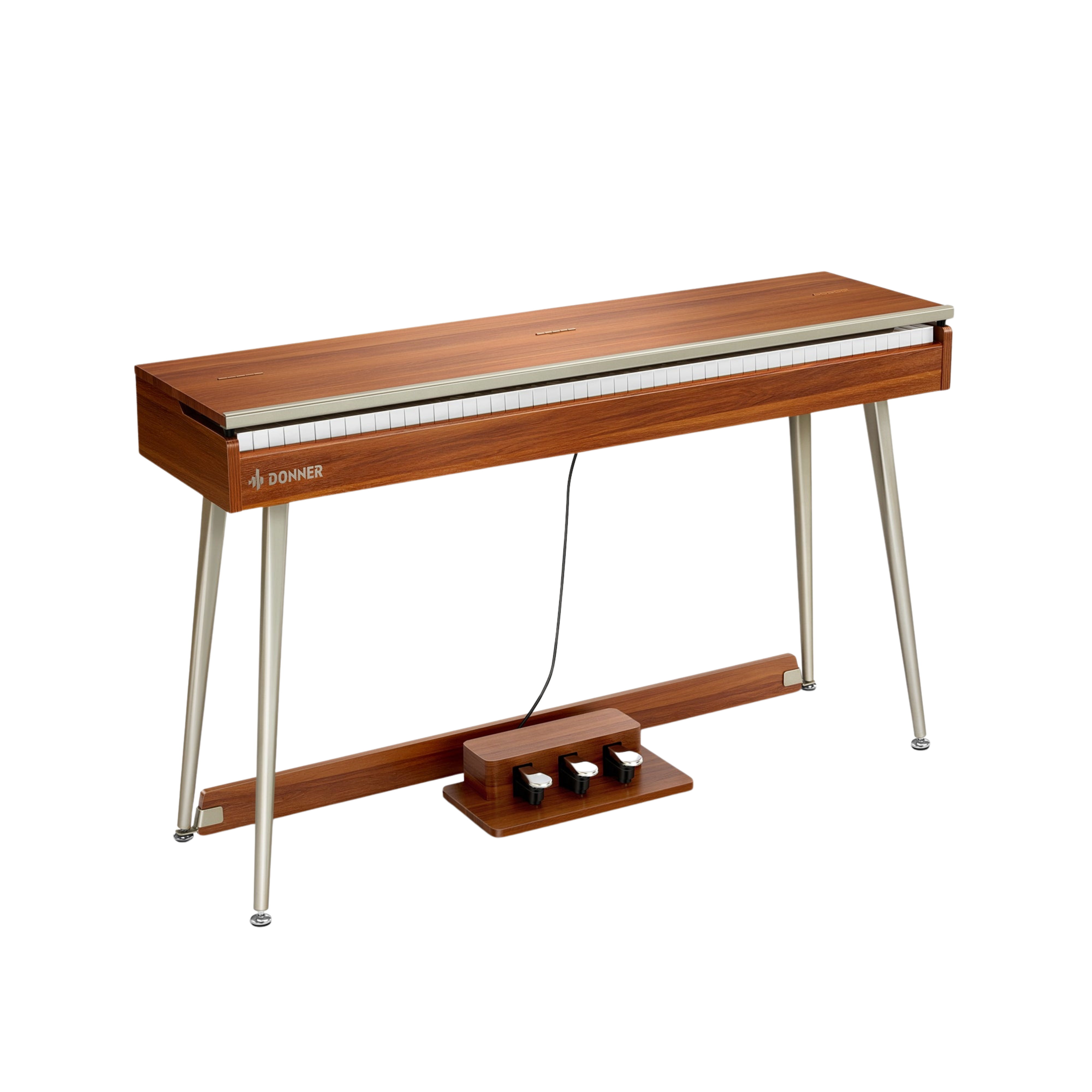 Donner DDP-80 PLUS 電鋼琴 88鍵 全配重鍵盤 木製垂直 數位鋼琴 半開蓋 掀蓋式