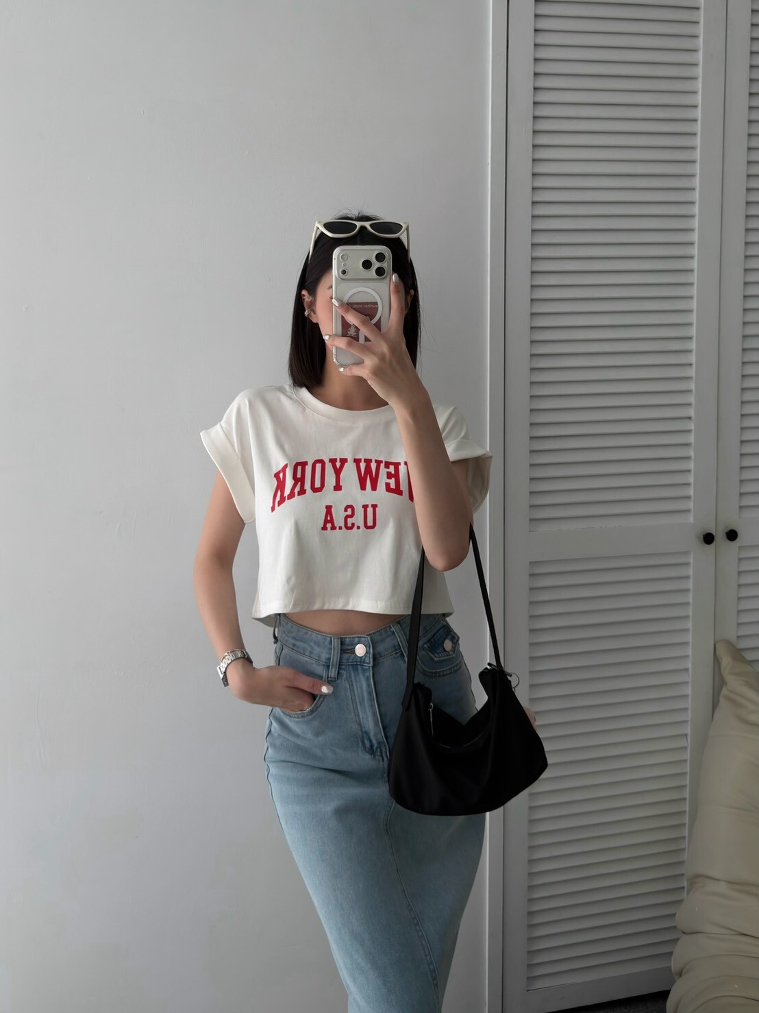 美式寬鬆字母短T