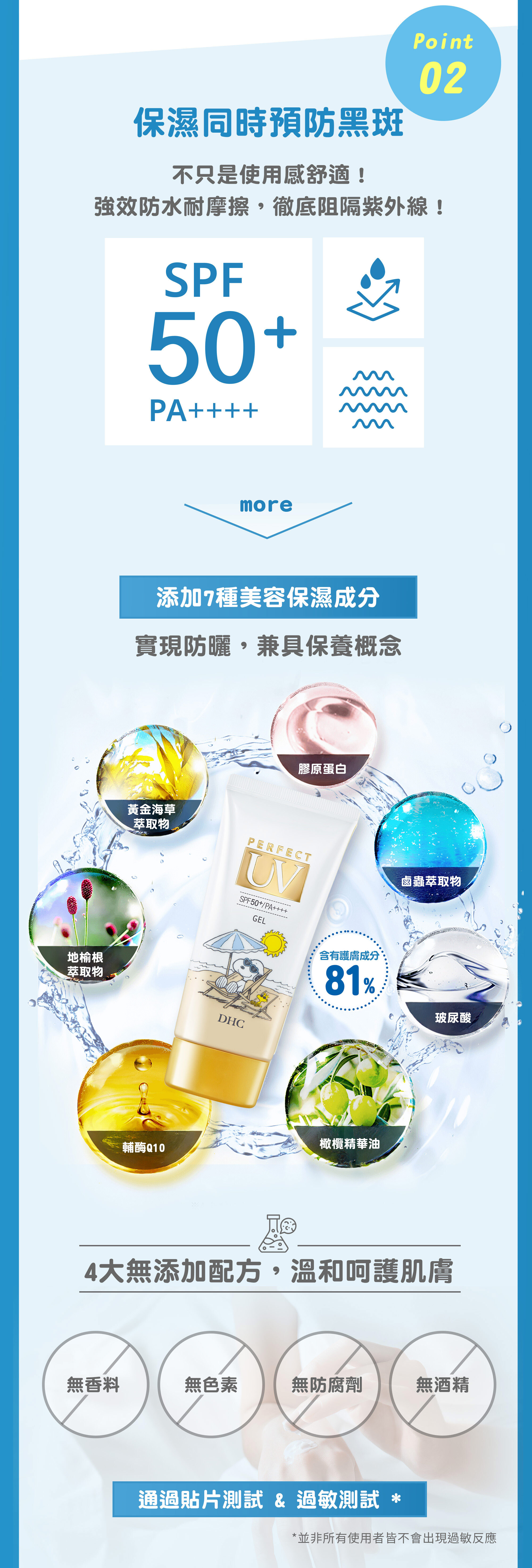 金靚白水感防曬乳SPF50+ PA++++ -史努比假期