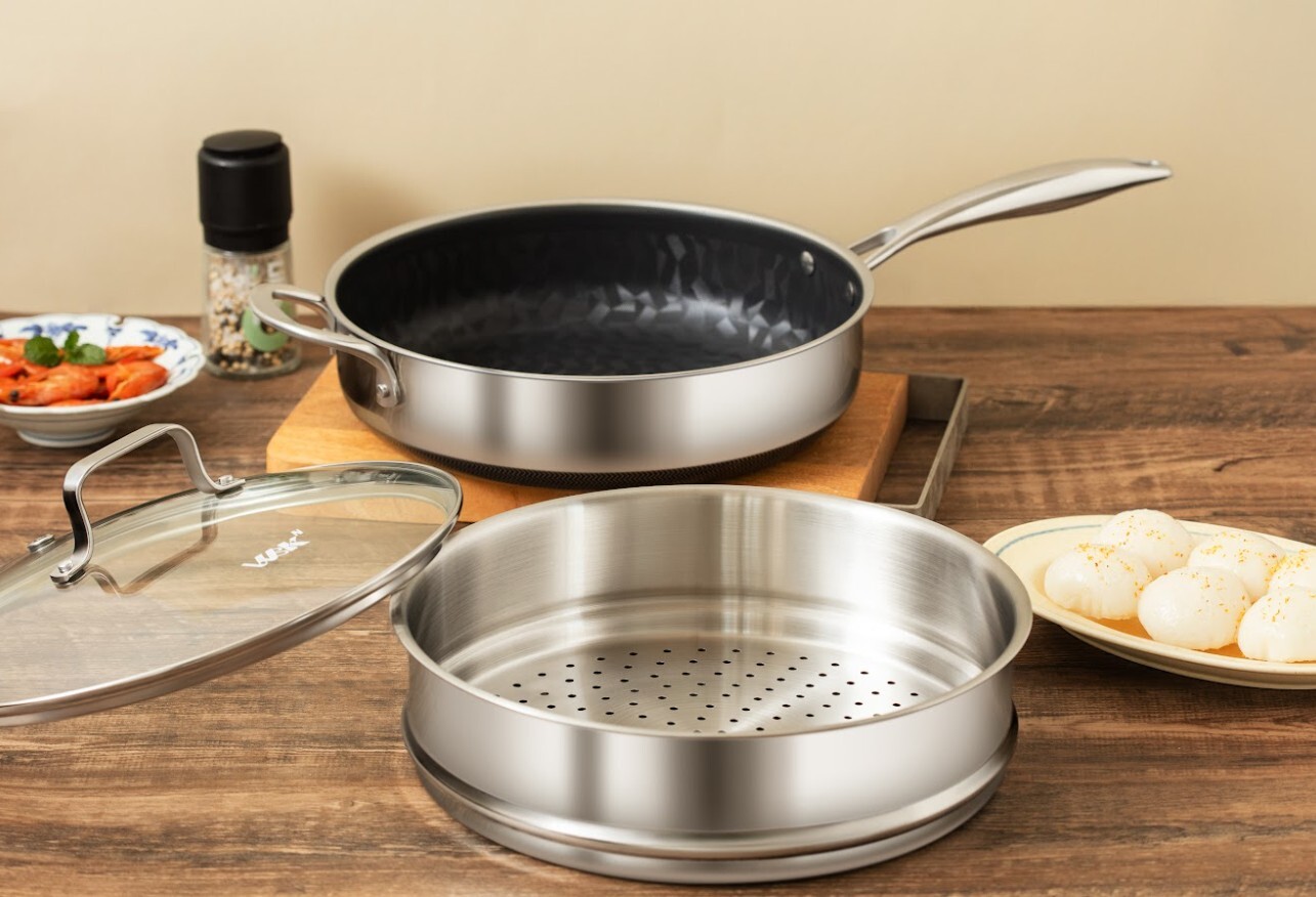 0411WB16-韓國廚具-不鏽鋼蒸屜 (28CM) (A16)