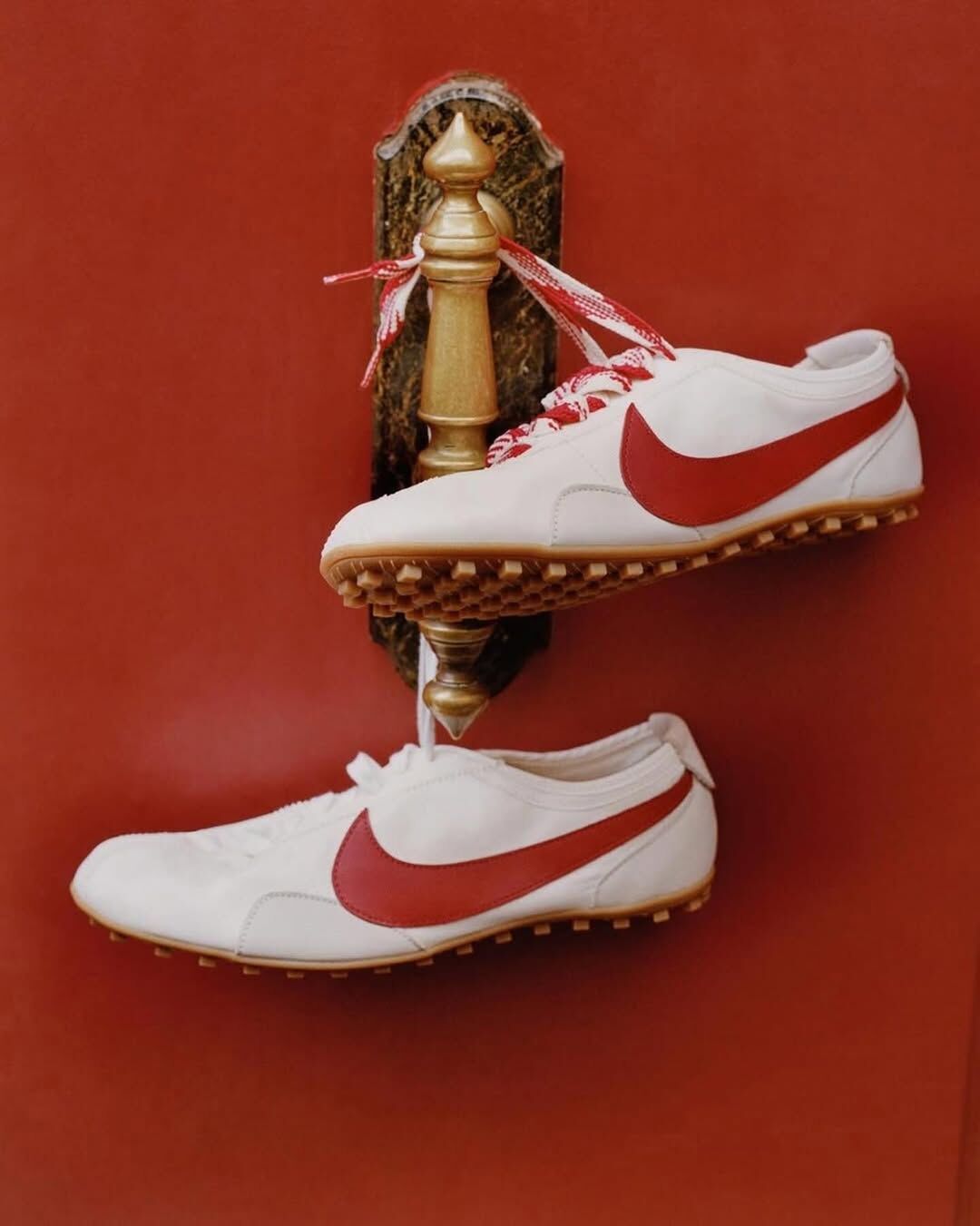 NIKE MOON SHOE OG "SUMMIT WHITE TEAM CRIMSON" 奶油白紅 焦糖底 月亮鞋 復刻版 女鞋 II0407-100 / 預購