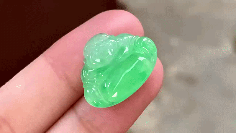 325452 翡翠木那種綠佛公