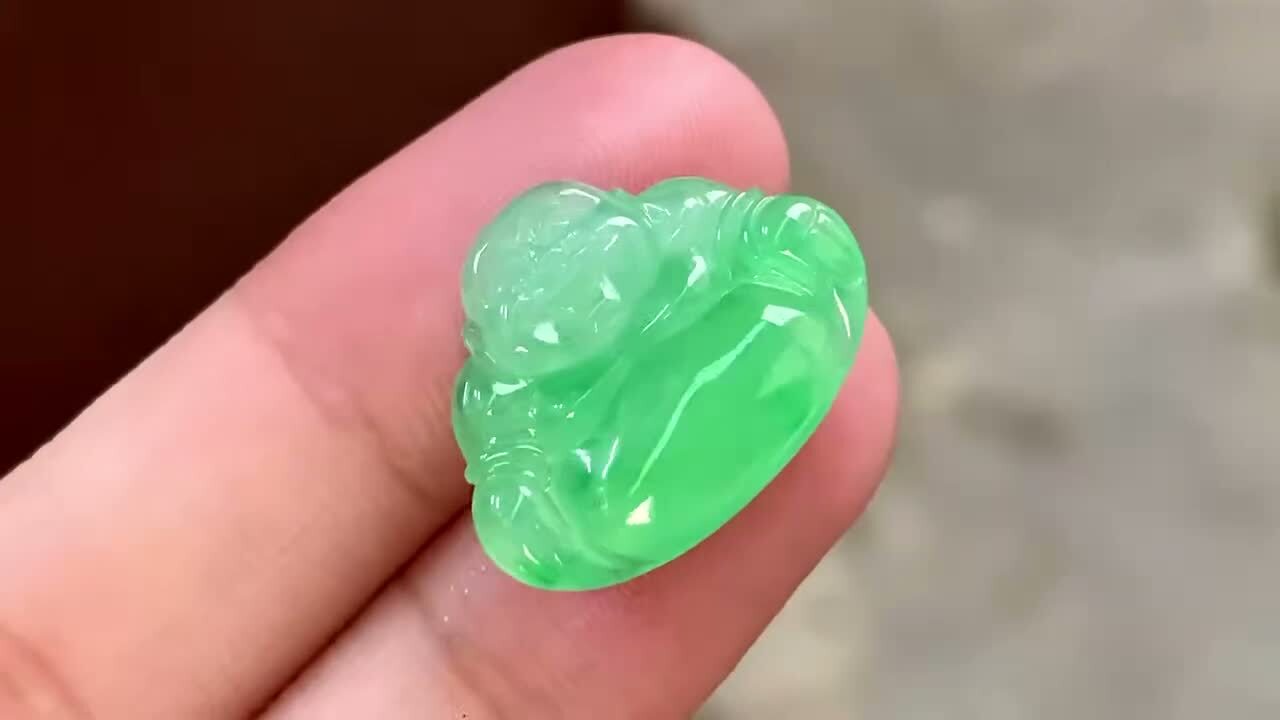 翡翠木那種綠佛公,天然翡翠A玉, 緬甸玉, Jade, Jadeite