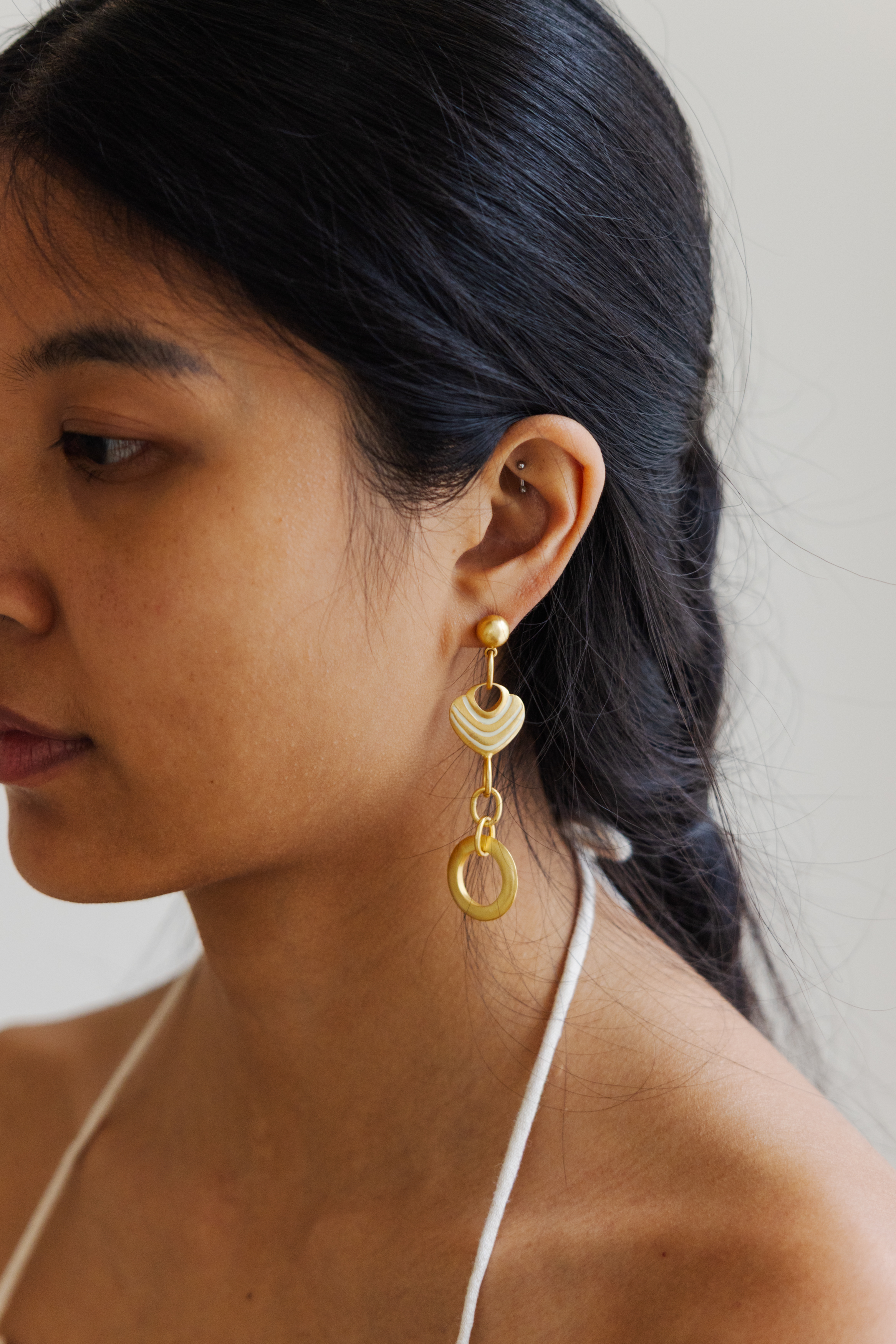 【 Jewelry 】心之光環串耳環