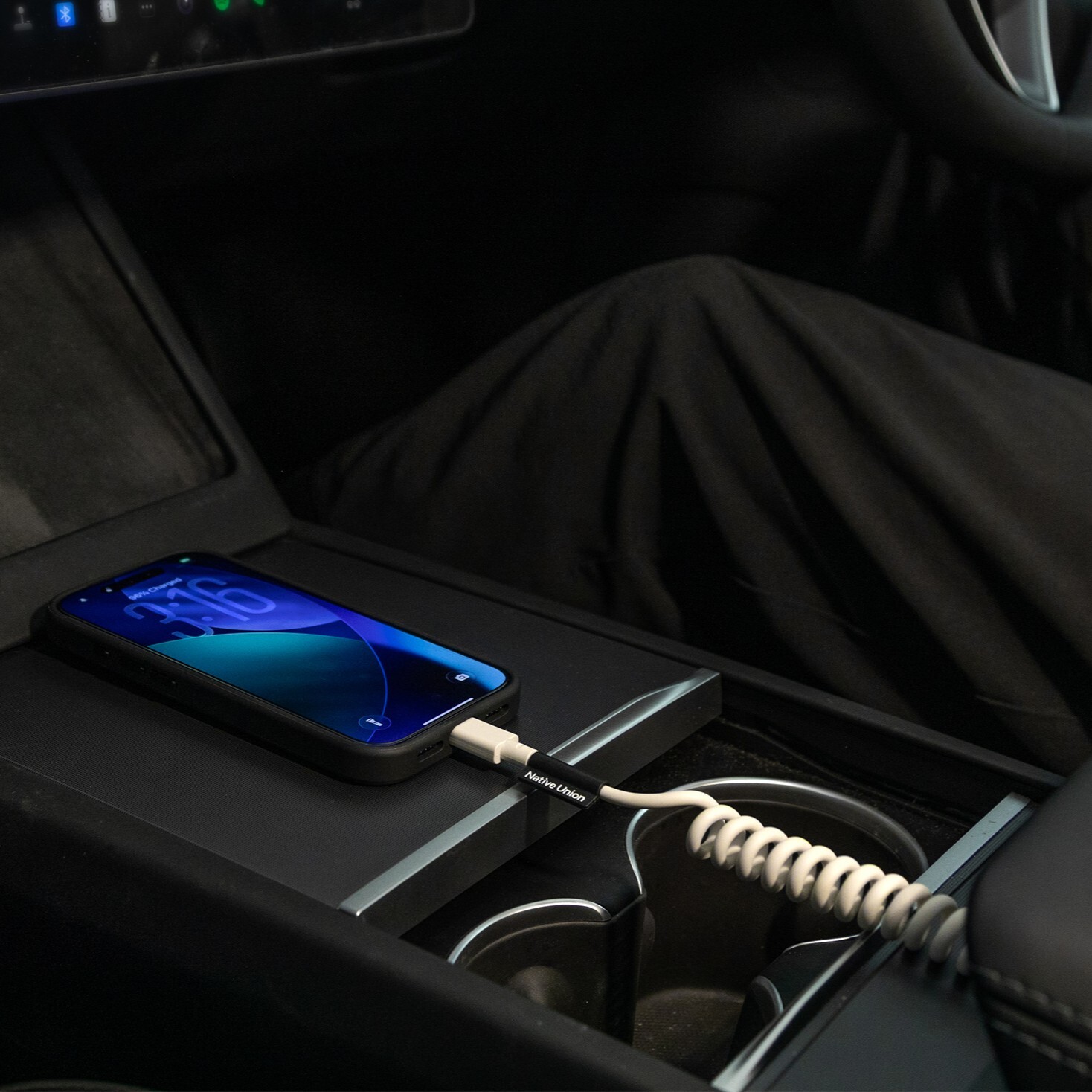 [C-C] POP CABLE 捲捲充電線-燕麥灰