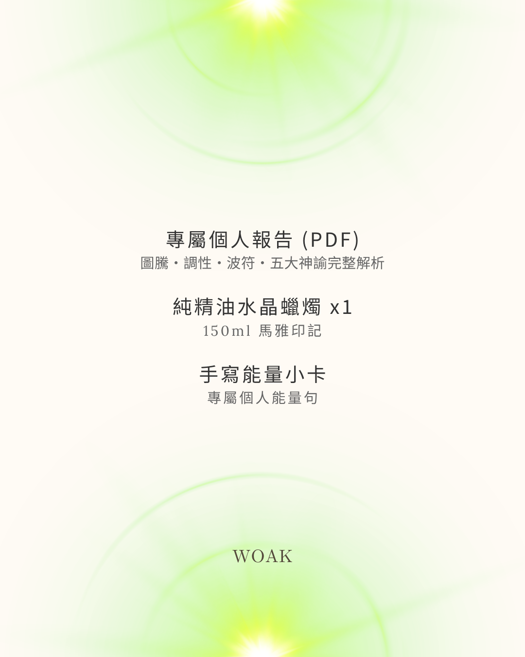 出生解讀報告 限定組合